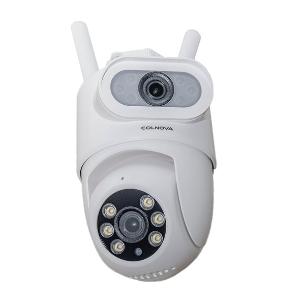 Cámara de Seguridad Exterior Doble Lente Tuya Smart Robótica 2+2MP